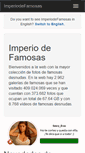 Mobile Screenshot of imperiodefamosas.com